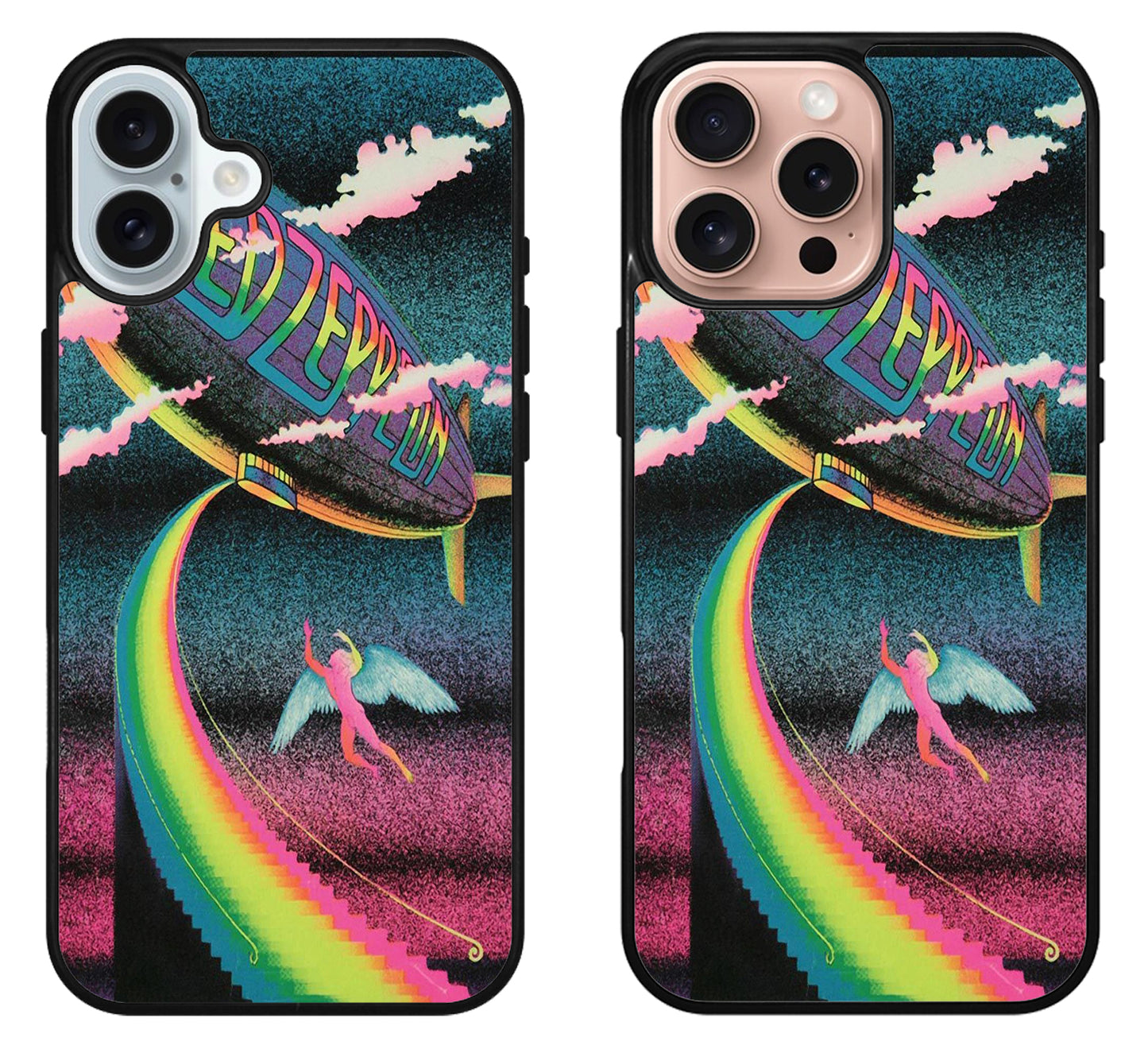 Led Zeppelin Wallpaper Rainbow iPhone 16 | 16 Plus | 16 Pro | 16 Pro Max Case