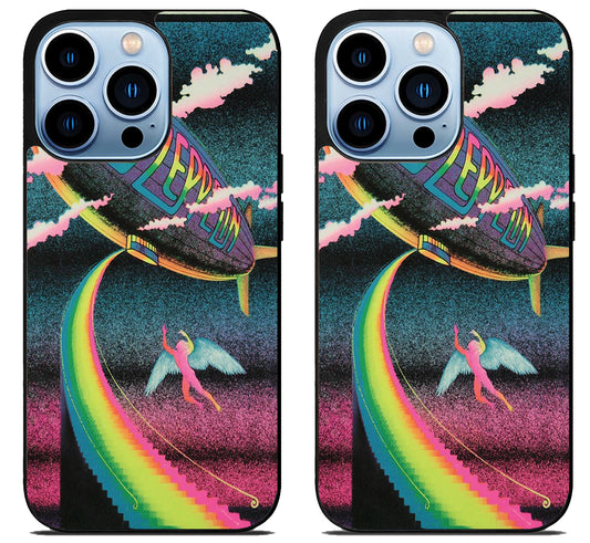 Led Zeppelin Rainbow iPhone 15 Pro | iPhone 15 Pro Max Case