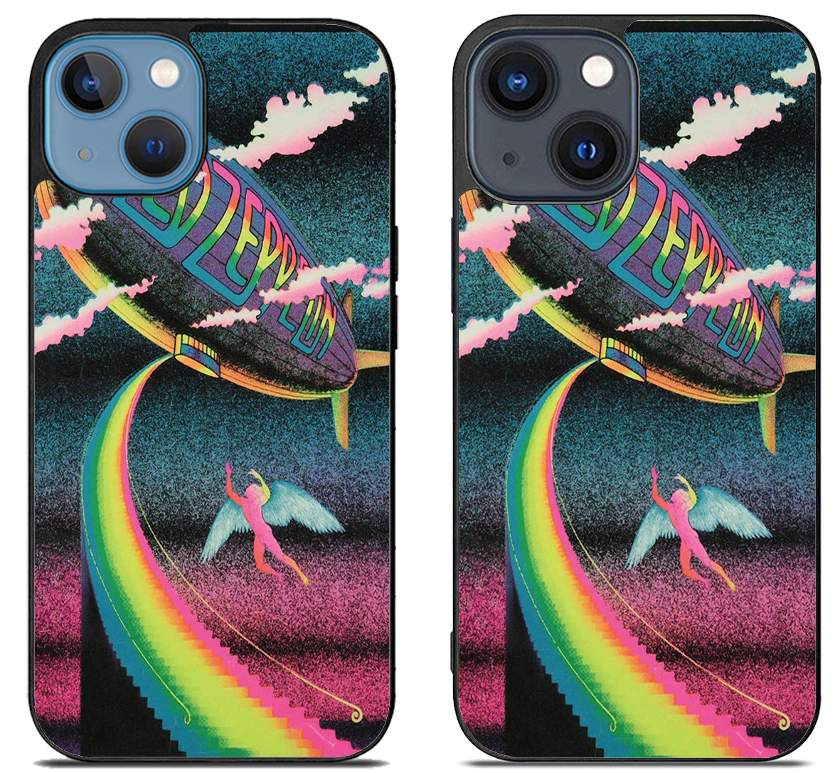 Led Zeppelin Wallpaper Rainbow iPhone 15 | iPhone 15 Plus Case