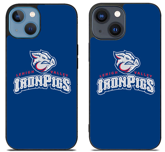 Lehigh Valley IronPigs Blue iPhone 15 | iPhone 15 Plus Case