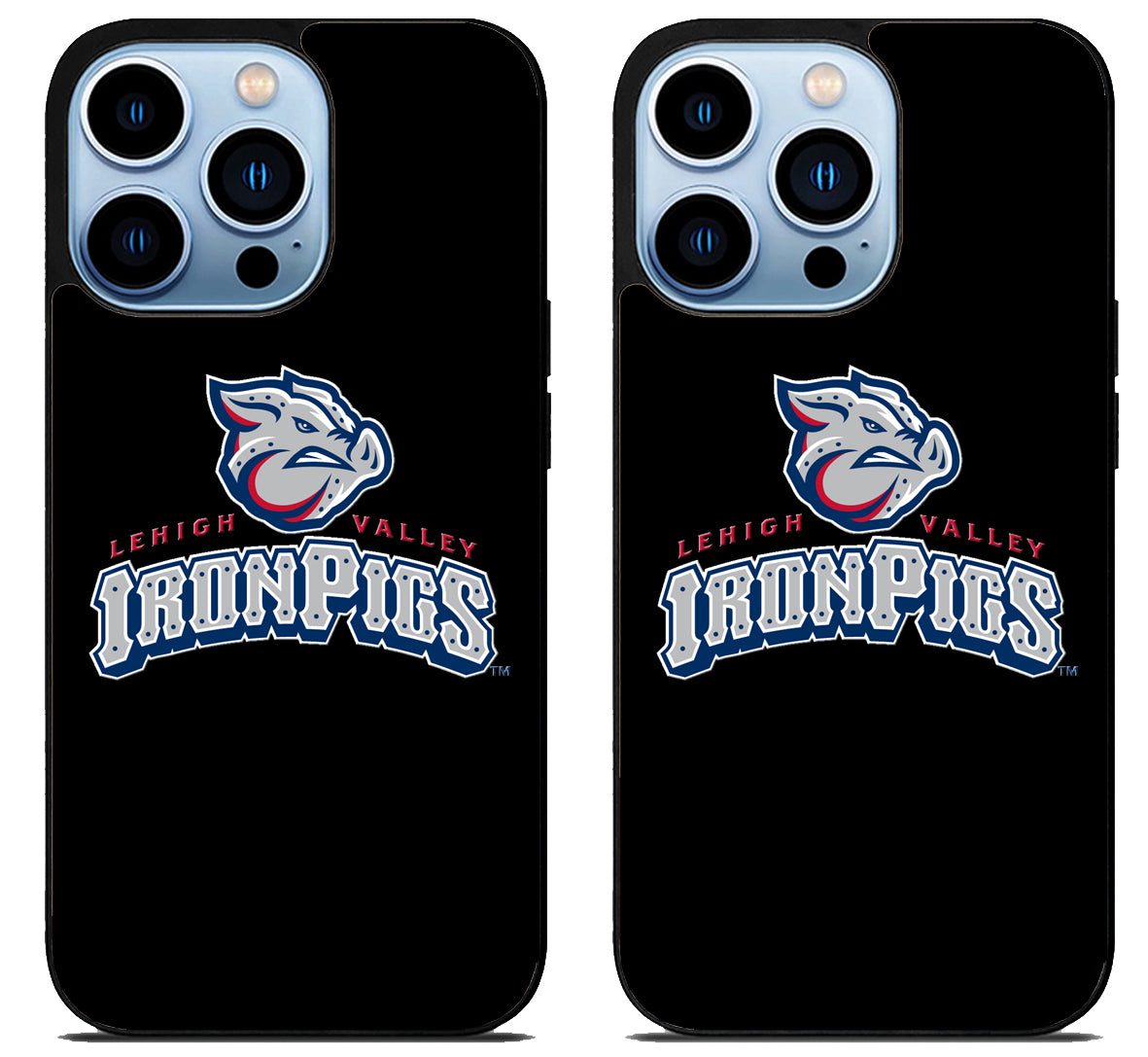 Lehigh Valley IronPigs Black iPhone 15 Pro | iPhone 15 Pro Max Case