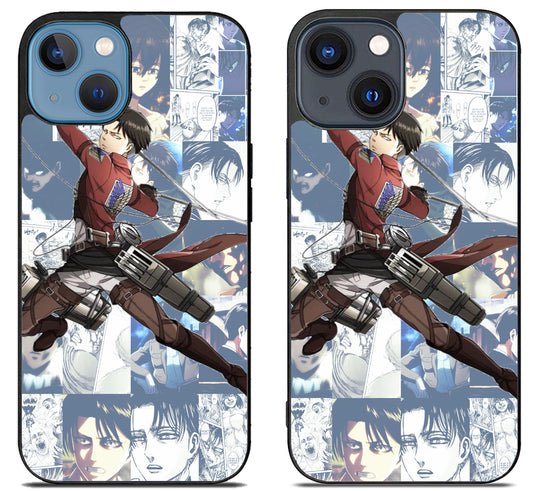 Levi Ackerman Attack on Titan Collage iPhone 15 | iPhone 15 Plus Case