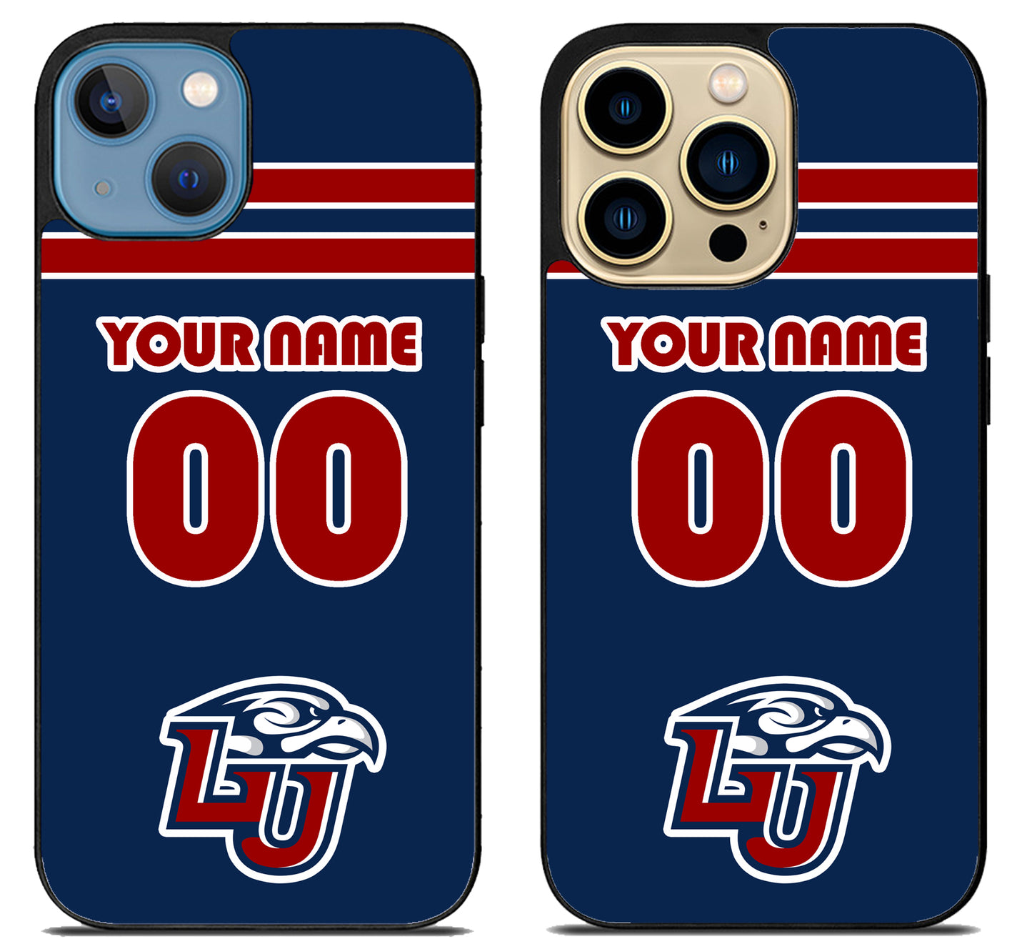Custom Personalized Liberty Flames iPhone 14 | 14 Plus | 14 Pro | 14 Pro Max Case