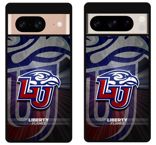 Liberty Flames University Background Google Pixel 8 | 8 Pro Case