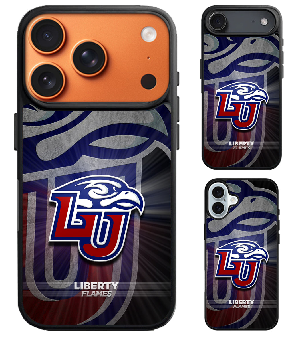 Liberty Flames University Background iPhone Air | iPhone 17 | 17 Pro | 17 Pro Max Case