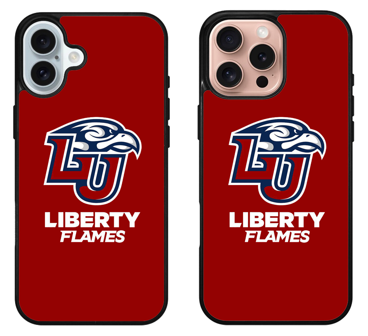 Liberty Flames University Logo iPhone 16 | 16 Plus | 16 Pro | 16 Pro Max Case