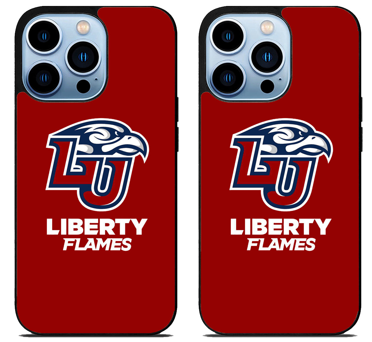 Liberty Flames University Logo iPhone 15 Pro | iPhone 15 Pro Max Case