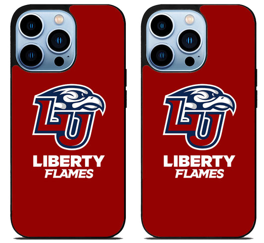 Liberty Flames University Logo iPhone 15 Pro | iPhone 15 Pro Max Case