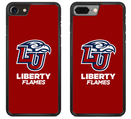Liberty Flames University Logo iPhone 8 | 8 Plus Case