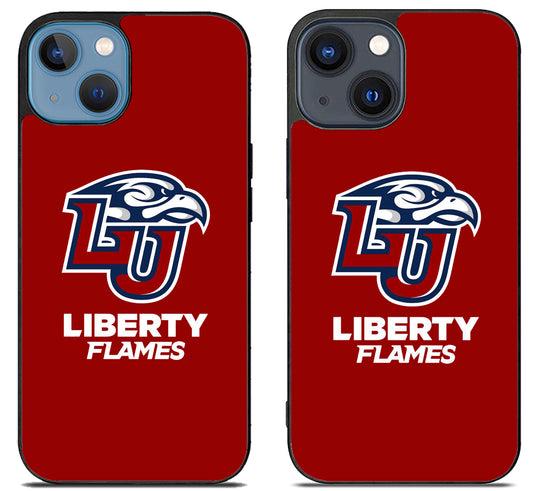 Liberty Flames University Logo iPhone 15 | iPhone 15 Plus Case