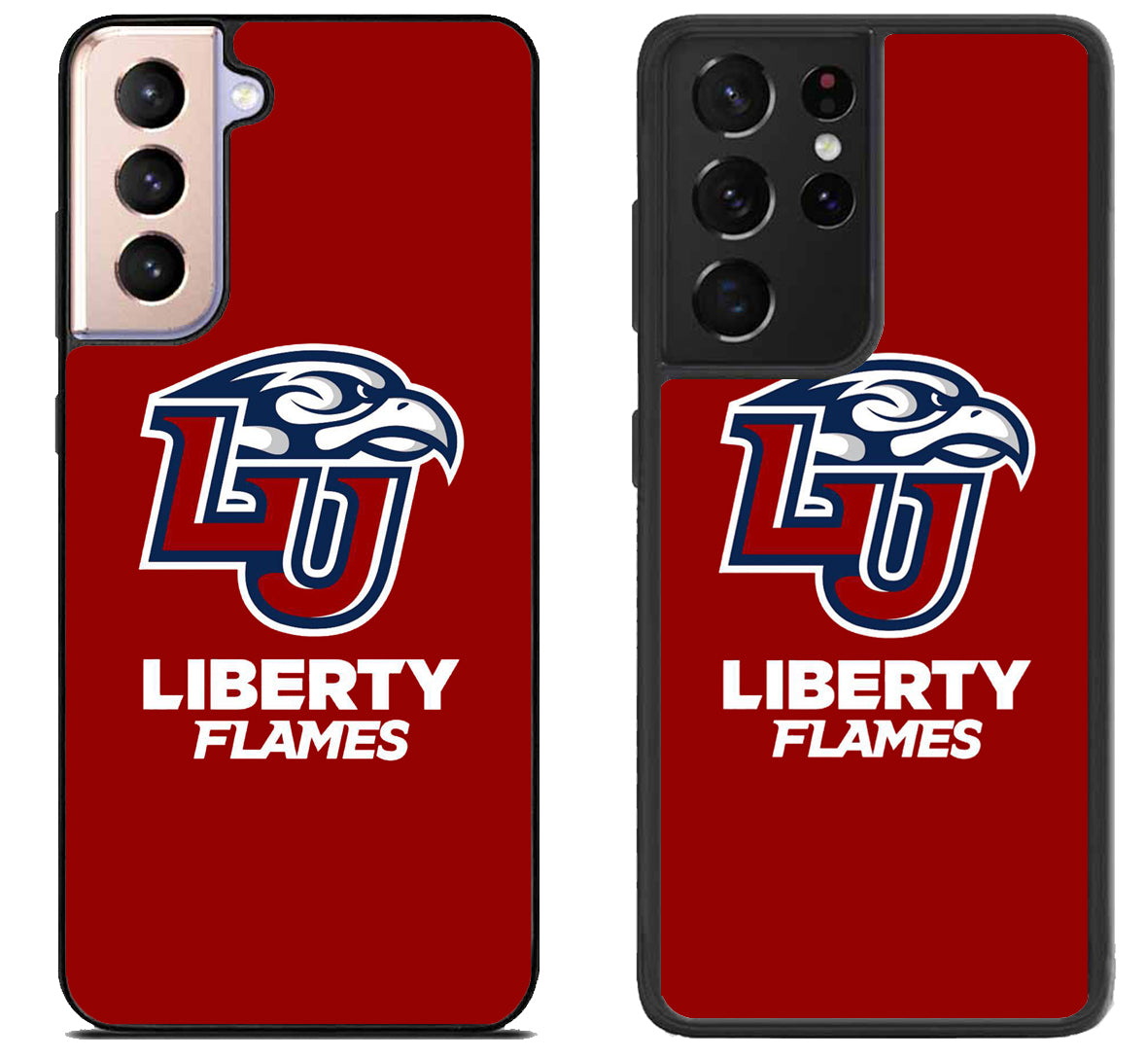 Liberty Flames University Logo Samsung Galaxy S21 | S21 FE | S21+ | S21 Ultra Case