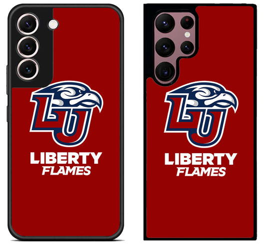 Liberty Flames University Logo Samsung Galaxy S22 | S22+ | S22 Ultra Case