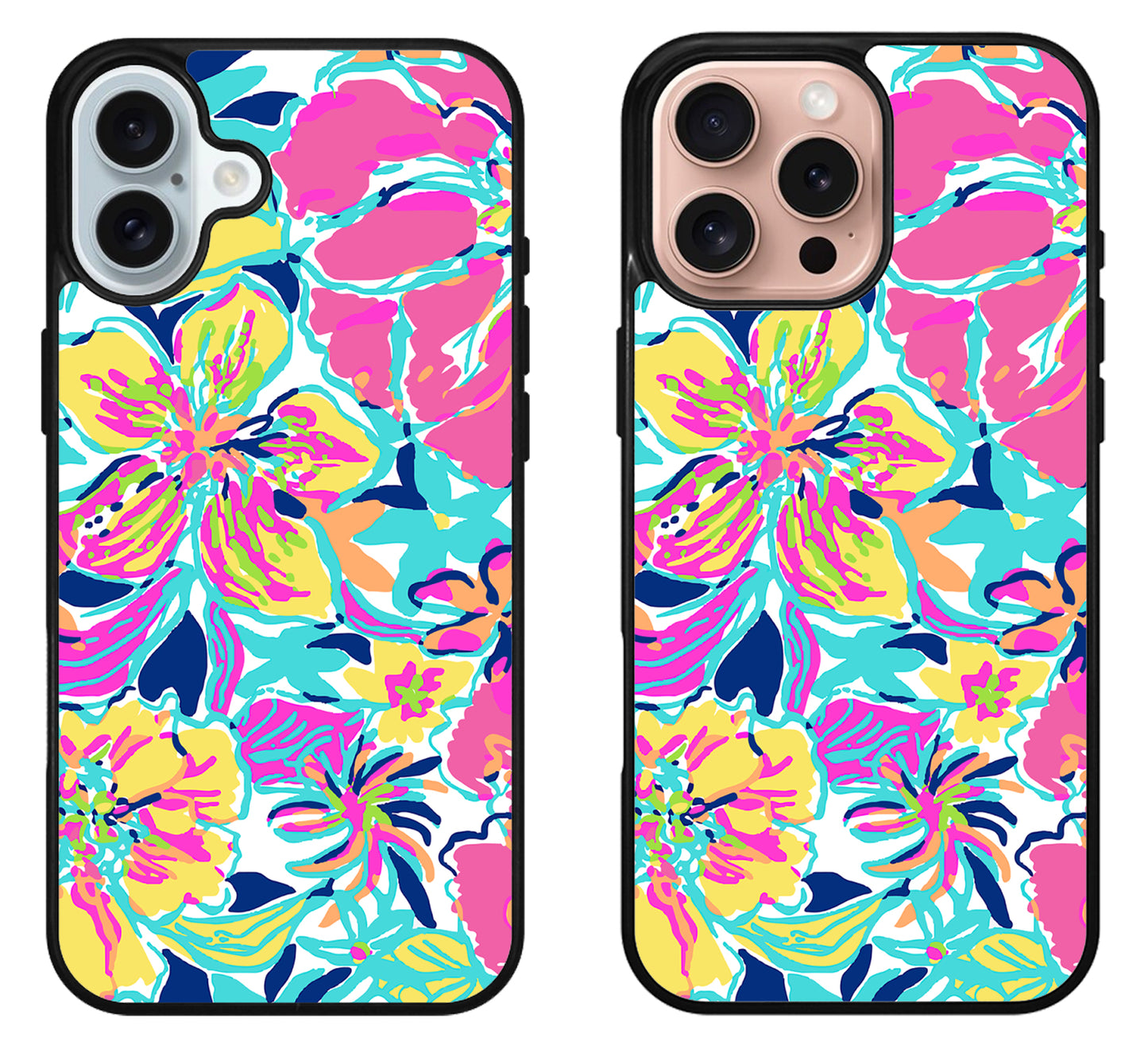 Lilly Pulitzer Flowers iPhone 16 | 16 Plus | 16 Pro | 16 Pro Max Case