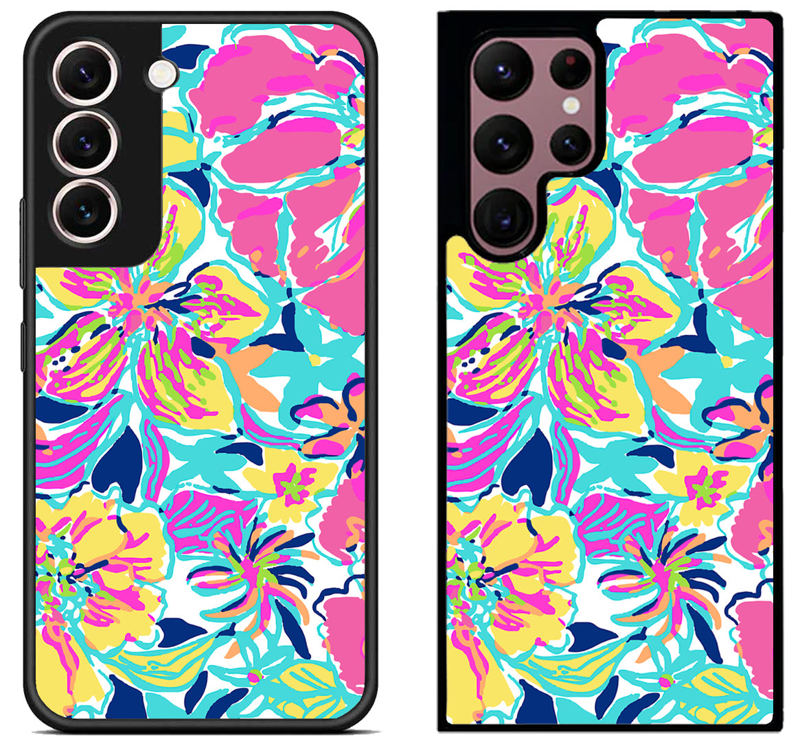 Lilly Pulitzer Flowers Samsung Galaxy S22 | S22+ | S22 Ultra Case