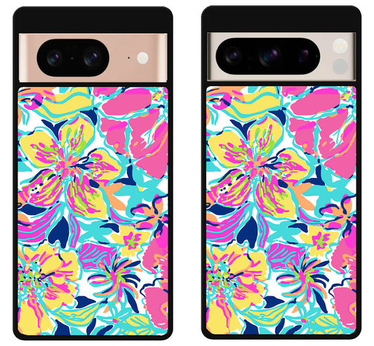 Lilly Pulitzer Flowers Google Pixel 8 | 8 Pro Case
