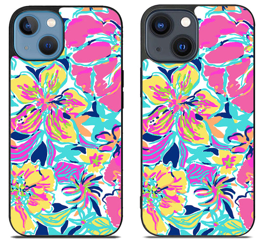 Lilly Pulitzer Flowers iPhone 15 | iPhone 15 Plus Case