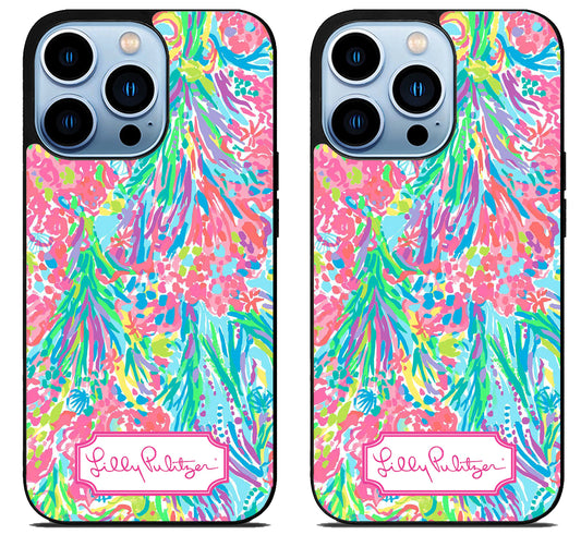 Lilly Pulitzer Palm Beach iPhone 15 Pro | iPhone 15 Pro Max Case