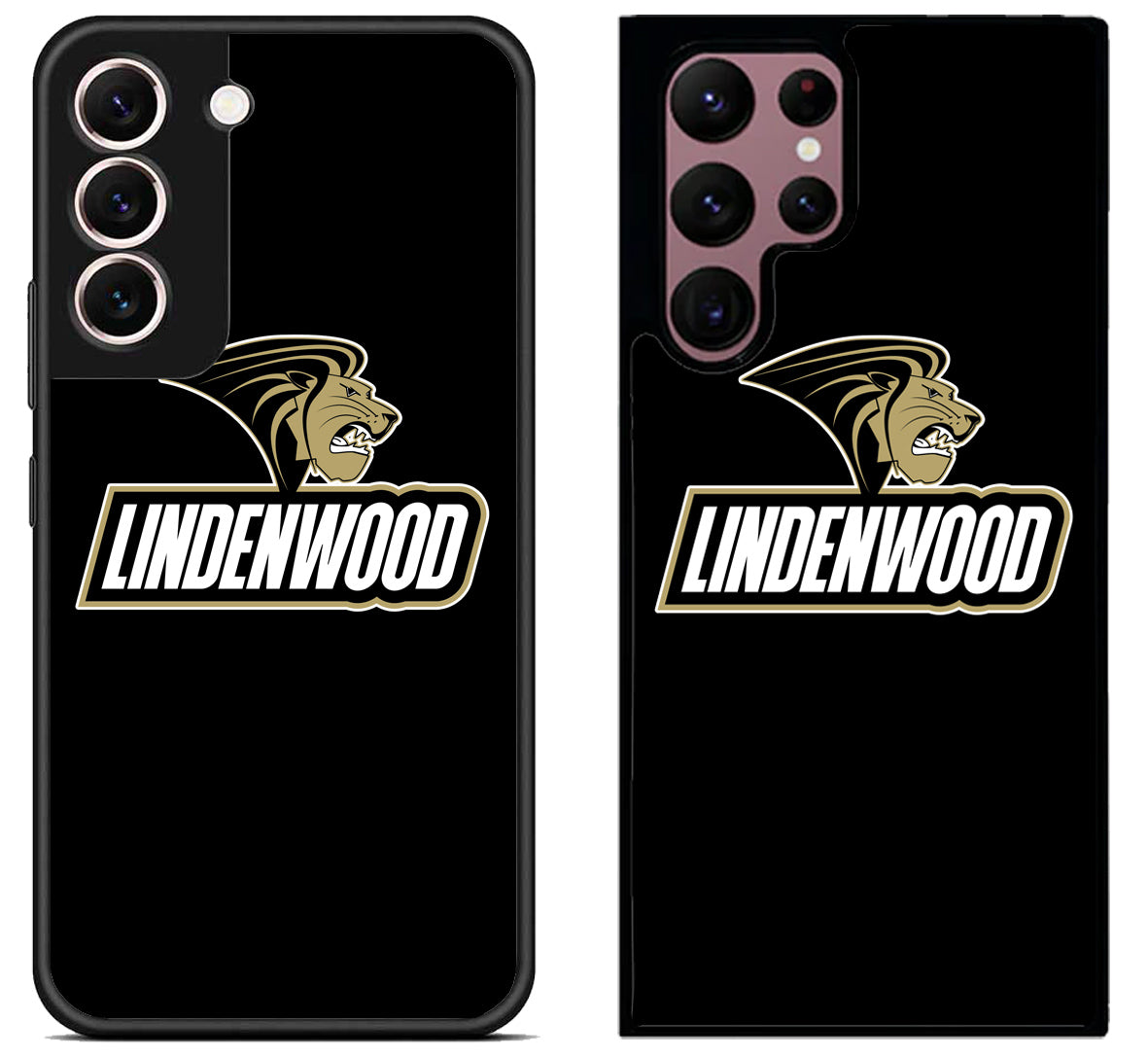 Lindenwood Lions Black Samsung Galaxy S22 | S22+ | S22 Ultra Case