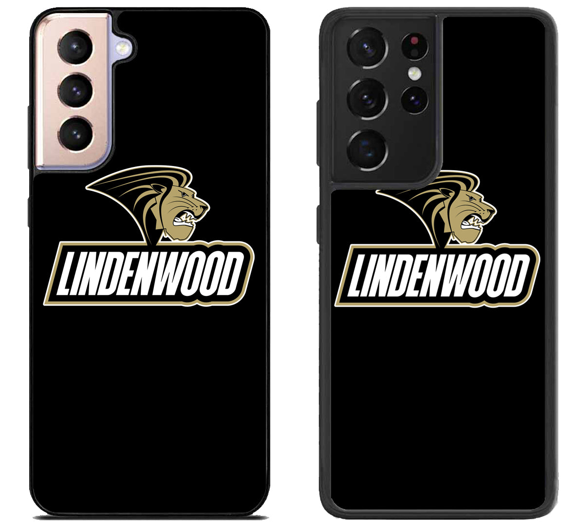Lindenwood Lions Black Samsung Galaxy S21 | S21 FE | S21+ | S21 Ultra Case
