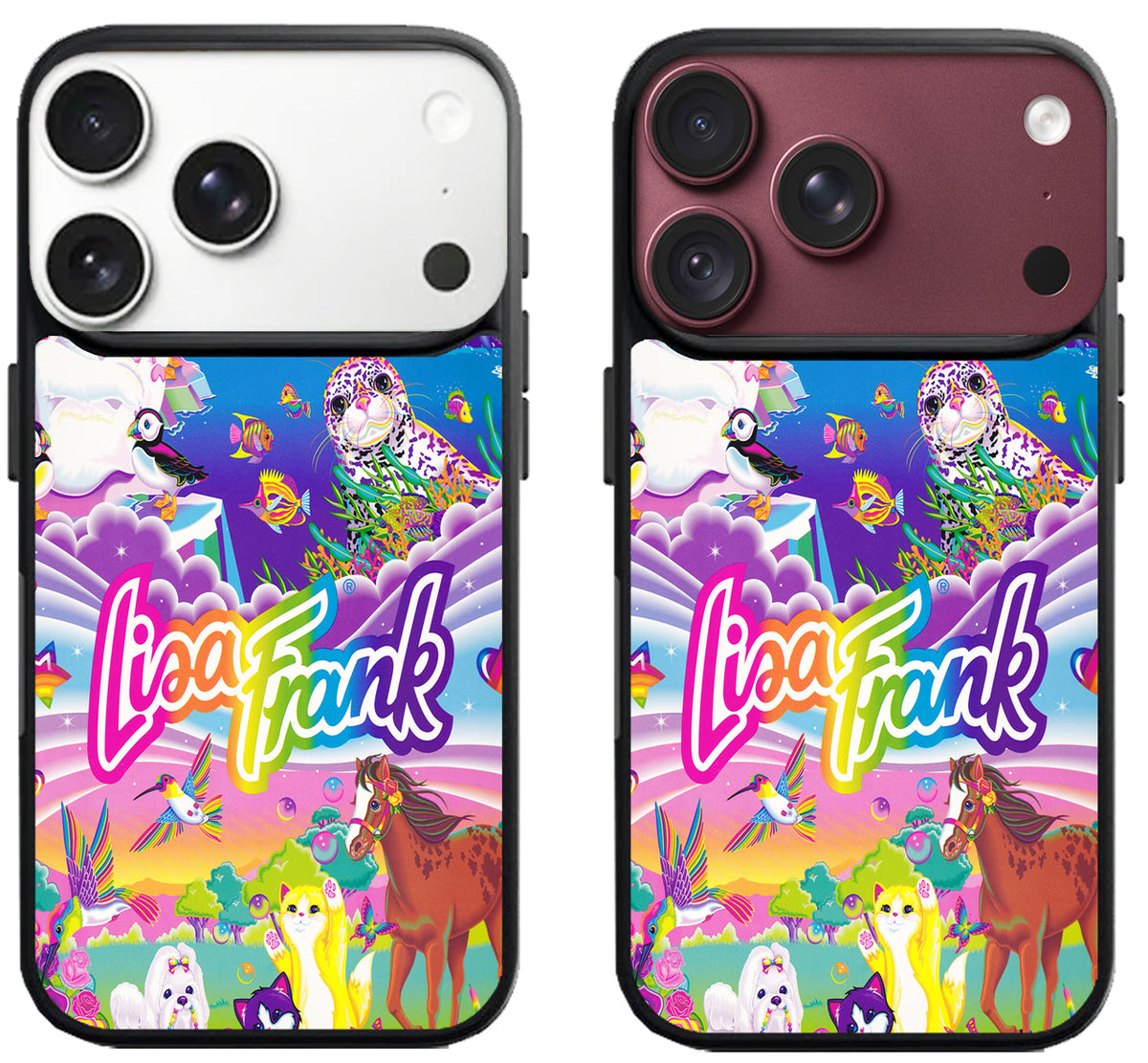 Lisa Frank Character Collage iPhone 18 Pro | 18 Pro Max Case