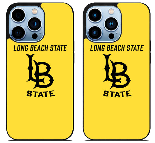 Long Beach State Beach Logo iPhone 15 Pro | iPhone 15 Pro Max Case