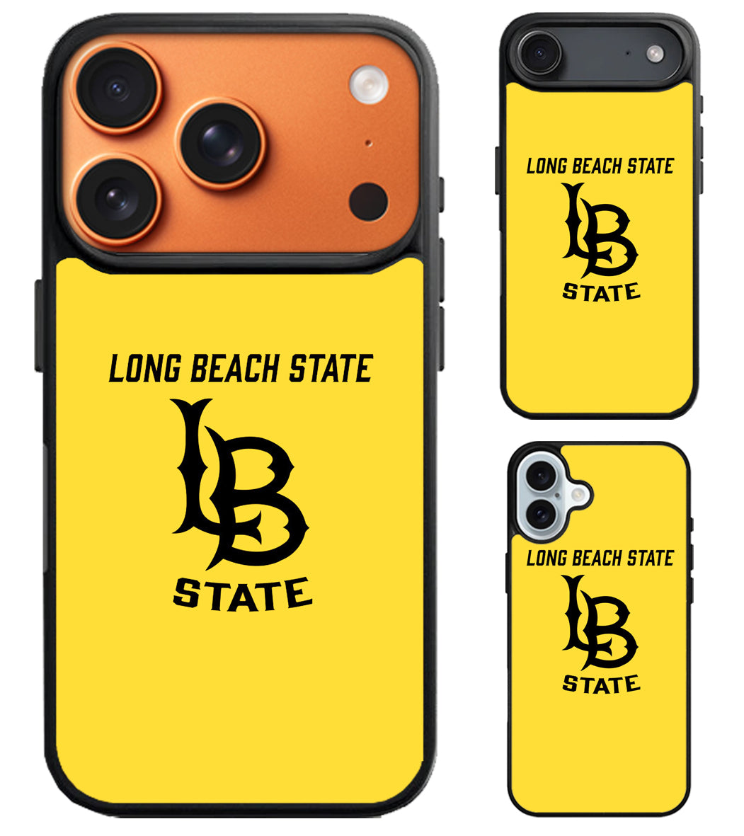 Long Beach State Beach Logo iPhone Air | iPhone 17 | 17 Pro | 17 Pro Max Case