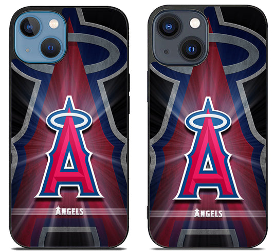 Los Angeles Angels Background iPhone 15 | iPhone 15 Plus Case
