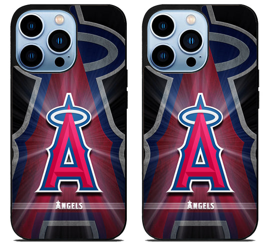 Los Angeles Angels Background iPhone 15 Pro | iPhone 15 Pro Max Case