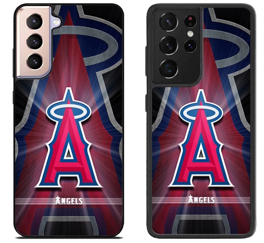 Los Angeles Angels Background Samsung Galaxy S21 | S21 FE | S21+ | S21 Ultra Case