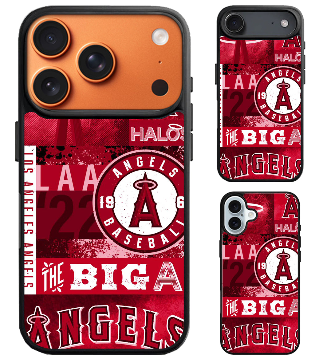 Los Angeles Angels Collage iPhone Air | iPhone 17 | 17 Pro | 17 Pro Max Case