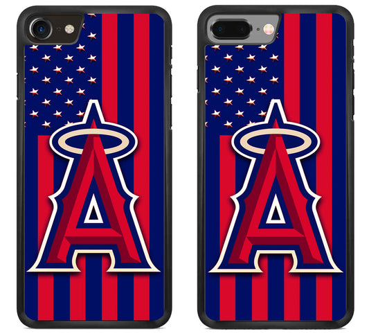 Los Angeles Angels Logo Flag iPhone 8 | 8 Plus Case