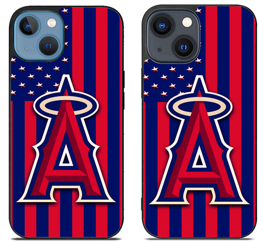 Los Angeles Angels Logo Flag iPhone 15 | iPhone 15 Plus Case