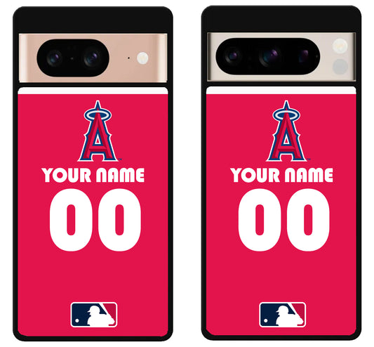 Custom Personalized Los Angeles Angels MLB Google Pixel 8 | 8 Pro Case