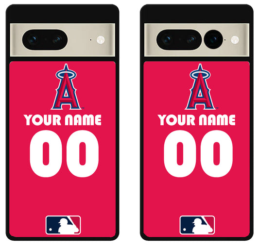 Custom Personalized Los Angeles Angels MLB Google Pixel 7 | 7 Pro Case