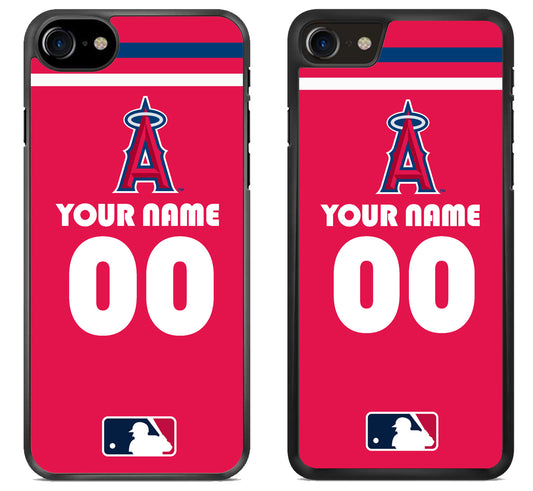 Custom Personalized Los Angeles Angels MLB iPhone SE 2020 | iPhone SE 2022 Case