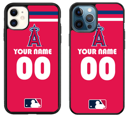 Custom Personalized Los Angeles Angels MLB iPhone 11 | 11 Pro | 11 Pro Max Case