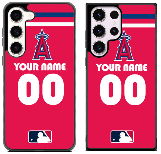 Custom Personalized Los Angeles Angels MLB Samsung Galaxy S23 | S23+ | S23 Ultra Case