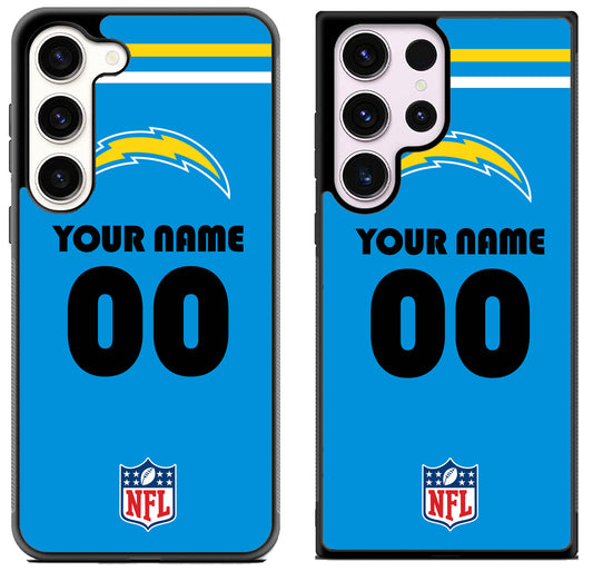 Custom Personalized Los Angeles Chargers NFL Samsung Galaxy S23 | S23+ | S23 Ultra Case