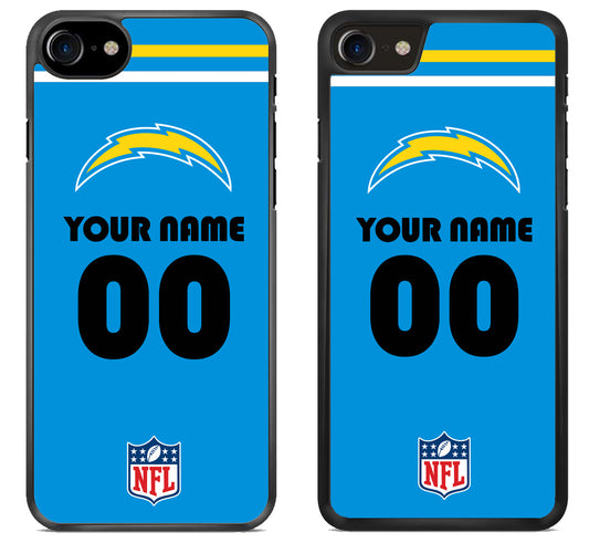 Custom Personalized Los Angeles Chargers NFL iPhone SE 2020 | iPhone SE 2022 Case