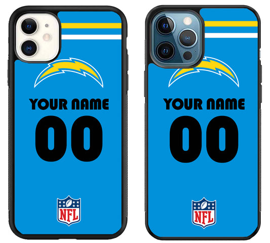 Custom Personalized Los Angeles Chargers NFL iPhone 11 | 11 Pro | 11 Pro Max Case