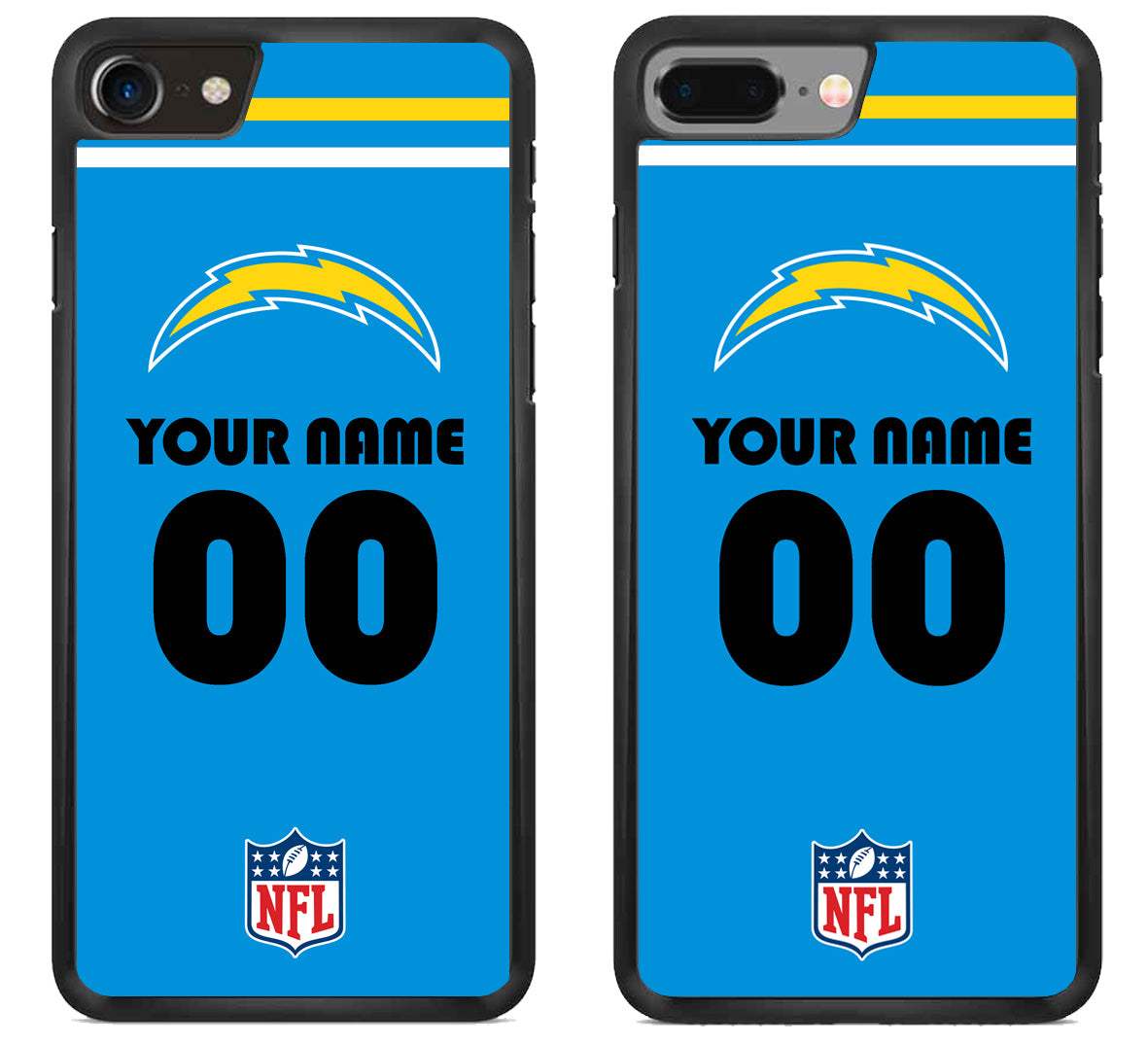 Custom Personalized Los Angeles Chargers NFL iPhone 8 | 8 Plus Case