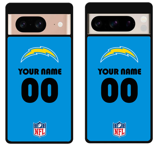 Custom Personalized Los Angeles Chargers NFL Google Pixel 8 | 8 Pro Case