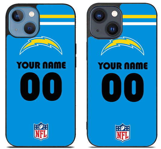 Custom Personalized Los Angeles Chargers NFL iPhone 15 | iPhone 15 Plus Case