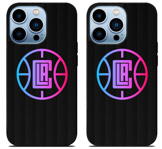 Los Angeles Clippers Black iPhone 15 Pro | iPhone 15 Pro Max Case