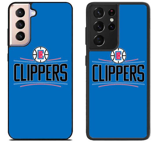 Los Angeles Clippers Logo Blue Samsung Galaxy S21 | S21 FE | S21+ | S21 Ultra Case