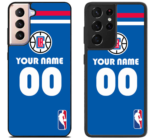 Custom Personalized Los Angeles Clippers NBA Samsung Galaxy S21 | S21 FE | S21+ | S21 Ultra Case
