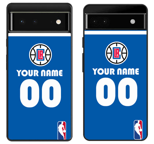 Custom Personalized Los Angeles Clippers NBA Google Pixel 6 | 6A | 6 Pro Case