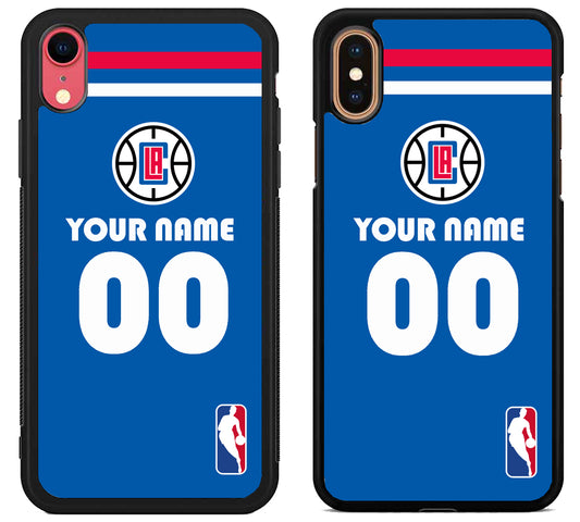 Custom Personalized Los Angeles Clippers NBA iPhone X | Xs | Xr | Xs Max Case