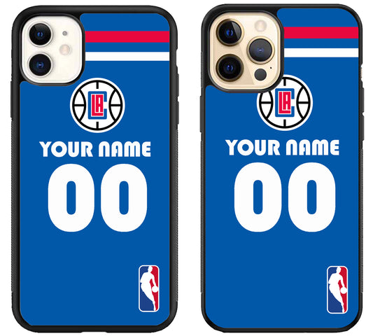 Custom Personalized Los Angeles Clippers NBA iPhone 12 | 12 Mini | 12 Pro | 12 Pro Max Case