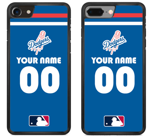 Custom Personalized Los Angeles Dodgers MLB iPhone 8 | 8 Plus Case